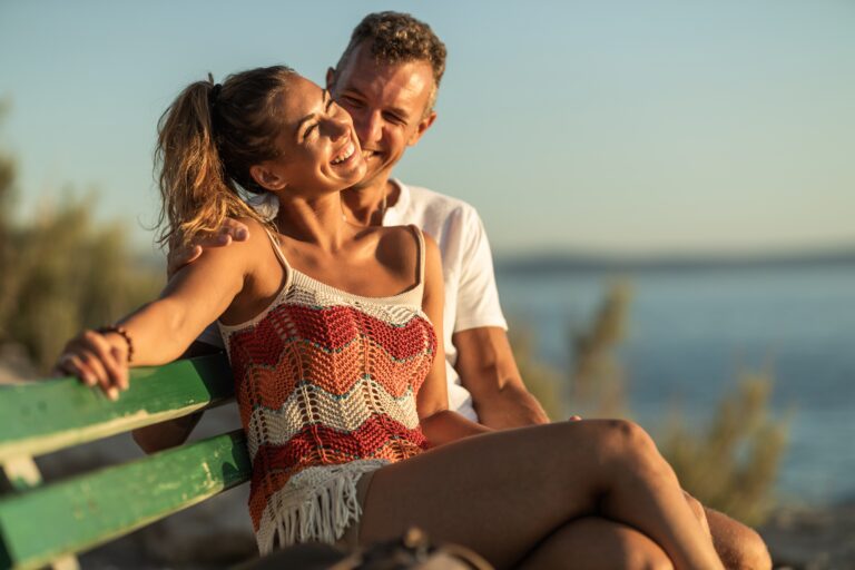 Couple at sunset